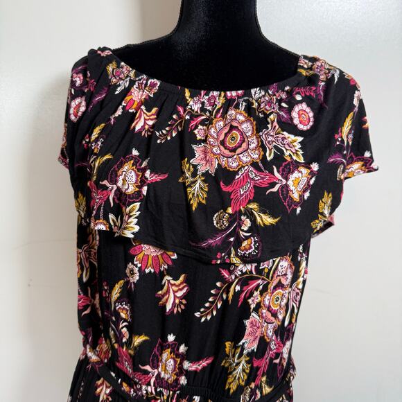 Lane Bryant 4-in-1 Convertible Maxi Dress Plus 18/20 NWT Off Shoulder Paisley - Picture 5 of 16